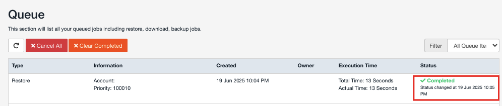 Restore Email dengan Jetbackup di cPanel