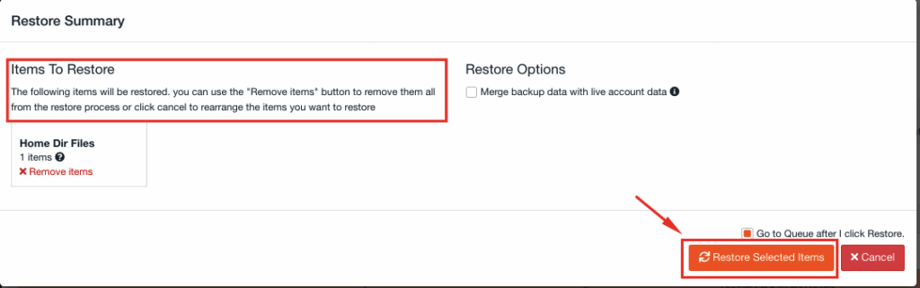 Restore Spesifik File atau Folder Jetbackup
