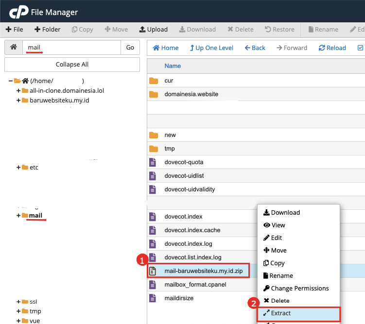 Migrasi Data Email Mandiri pada cPanel
