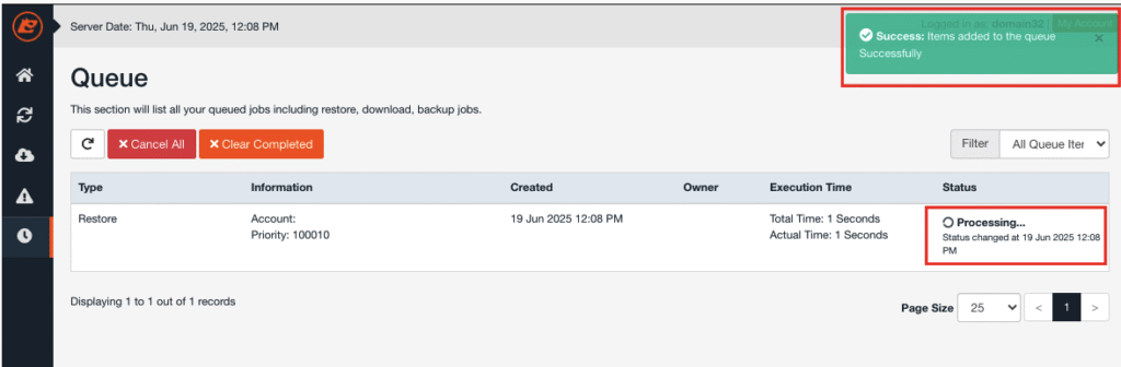 Restore Spesifik File atau Folder Jetbackup