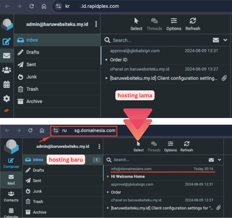 Migrasi Data Email Mandiri pada cPanel