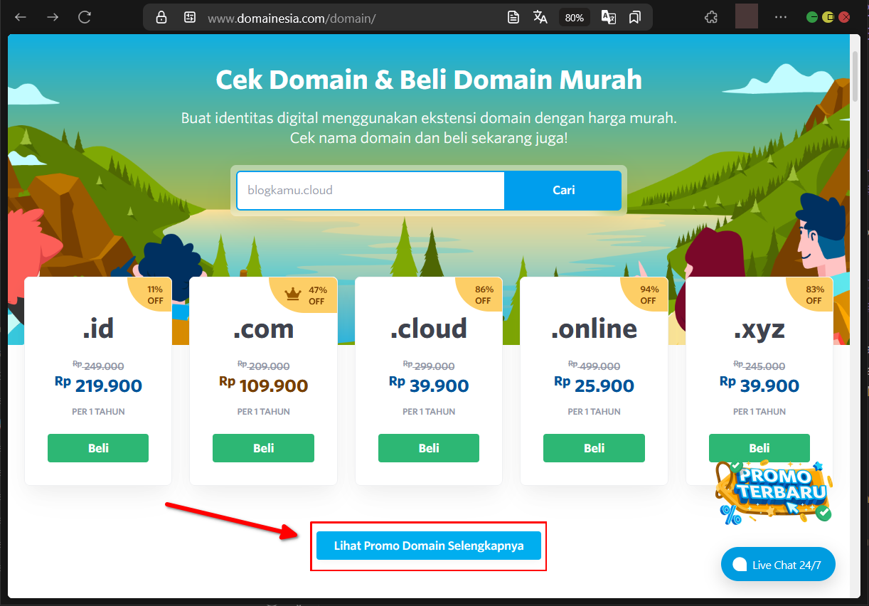 Lihat Yuk 4 Cara Cari Domain Murah dan Gratis di DomaiNesia