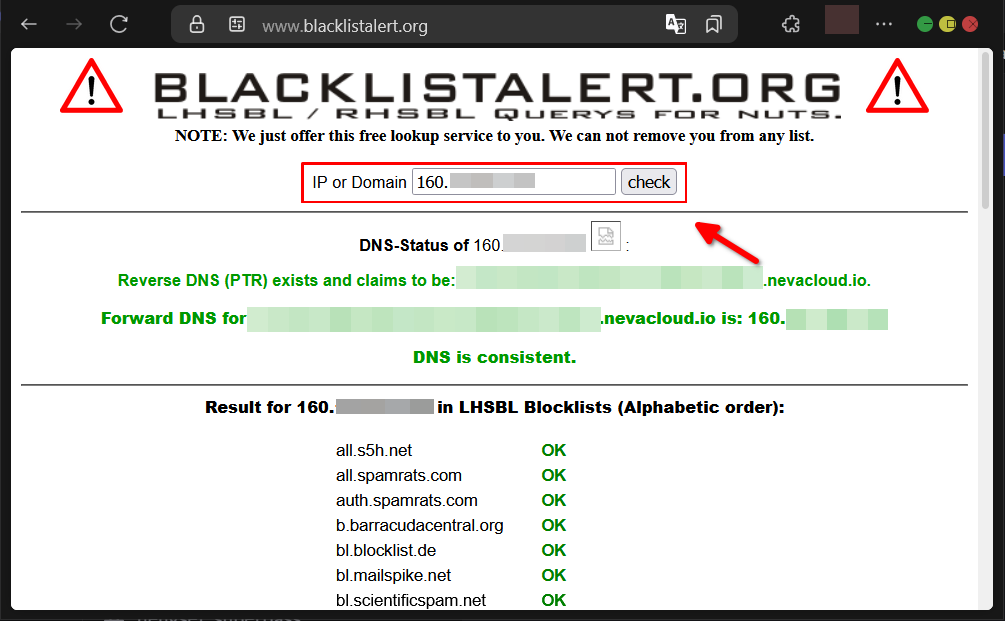 Cara Mengatasi IP Blacklist Pada DNS Blacklist Anti SPAM
