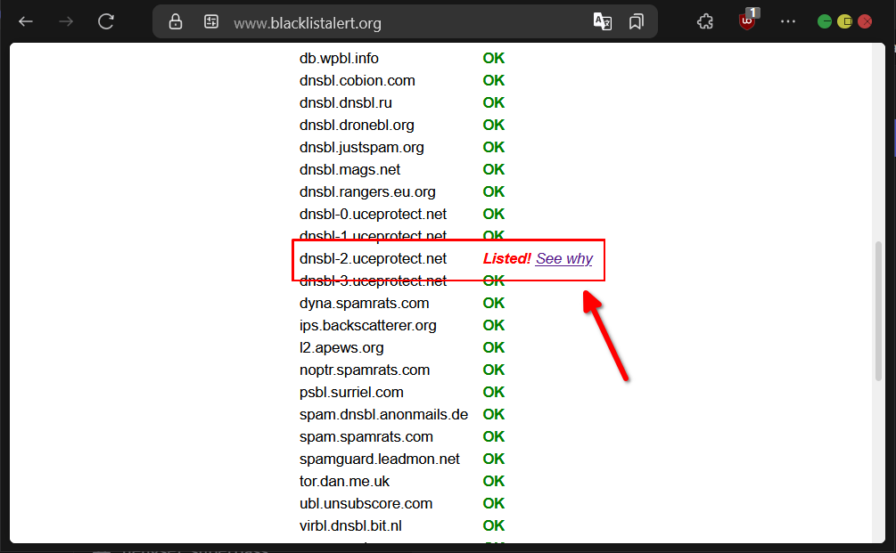 Cara Mengatasi IP Blacklist Pada DNS Blacklist Anti SPAM