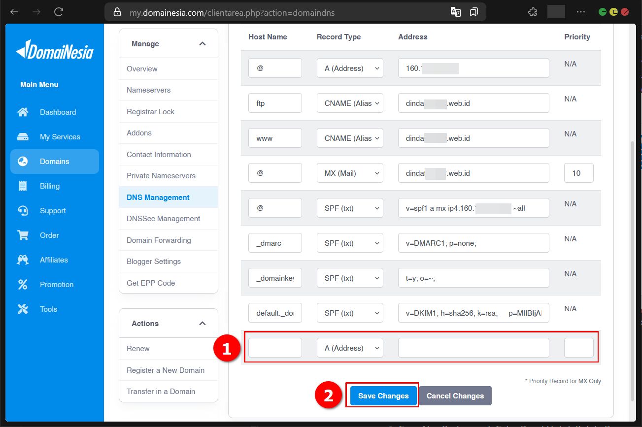 Cara Atur DNS Pada Website CyberPanel Agar Dapat Diakses