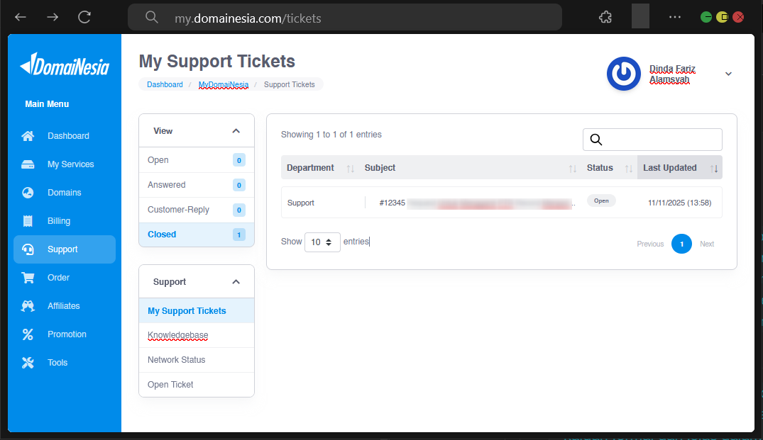 Cara Ganti Server Hosting DomaiNesia Dari Jakarta-Singapore