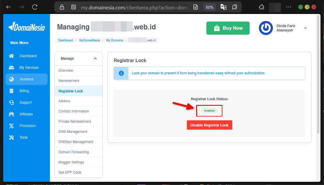 Cara Hindari Domain Hijacking Pada Domain di MyDomaiNesia