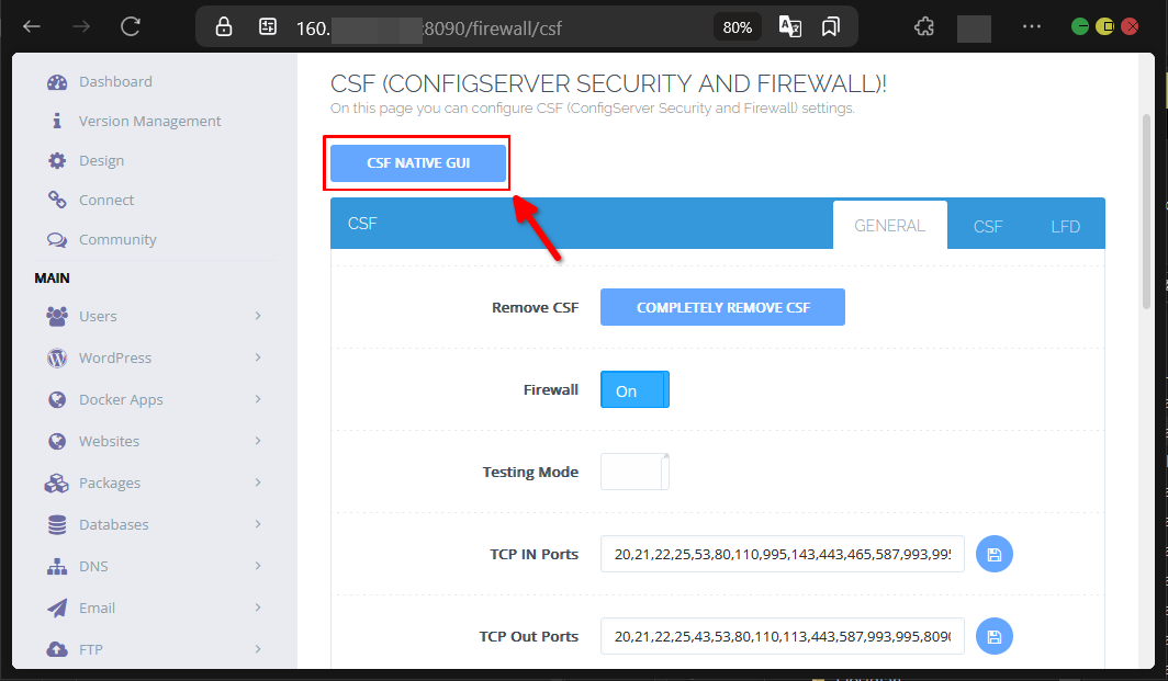 Cara Install CSF di CyberPanel Untuk Kelola Port Jaringan