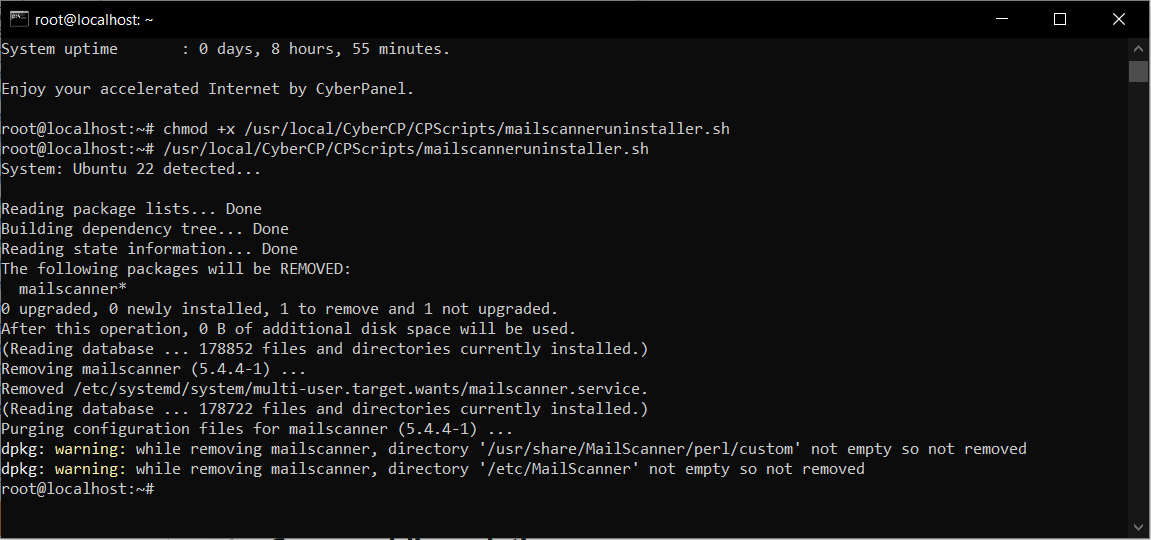 Cara Mengatasi Eror 'Not Empty So Not Removed' di VPS Linux