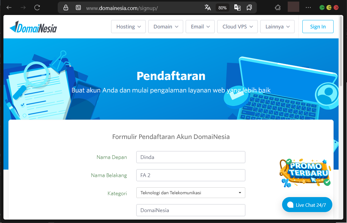 Panduan Mengelola Sub Akun DomaiNesia dan Hak Aksesnya
