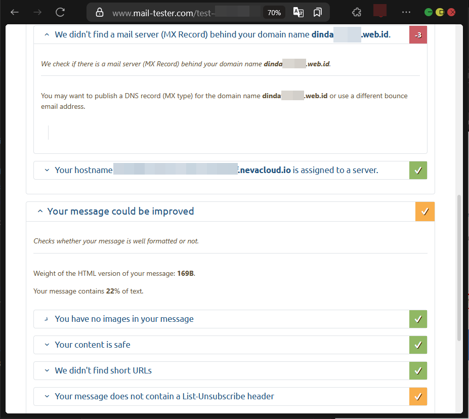 Cara Test Mail Server CyberPanel Agar Tidak Masuk SPAM