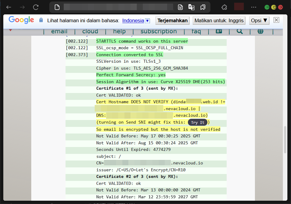 Cara Test Mail Server CyberPanel Agar Tidak Masuk SPAM