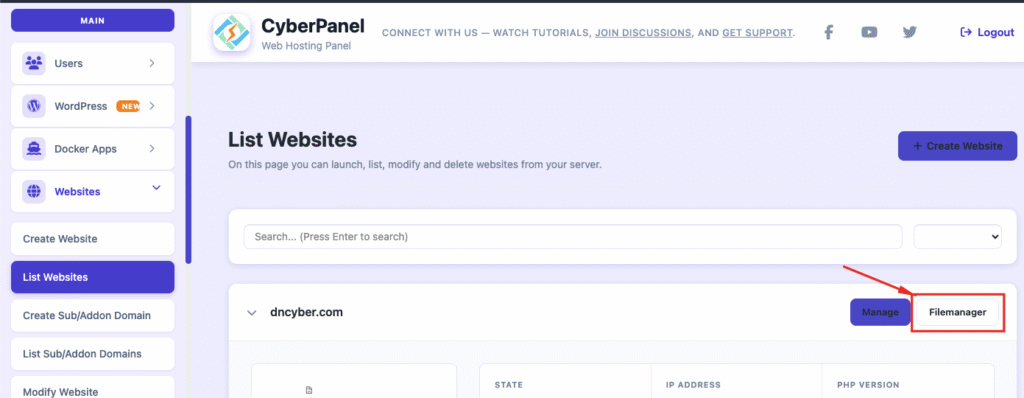 Migrasi Website dari CyberPanel ke cPanel