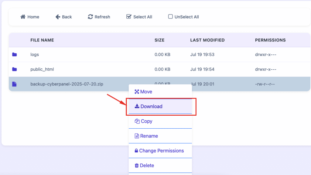 Migrasi Website dari CyberPanel ke cPanel