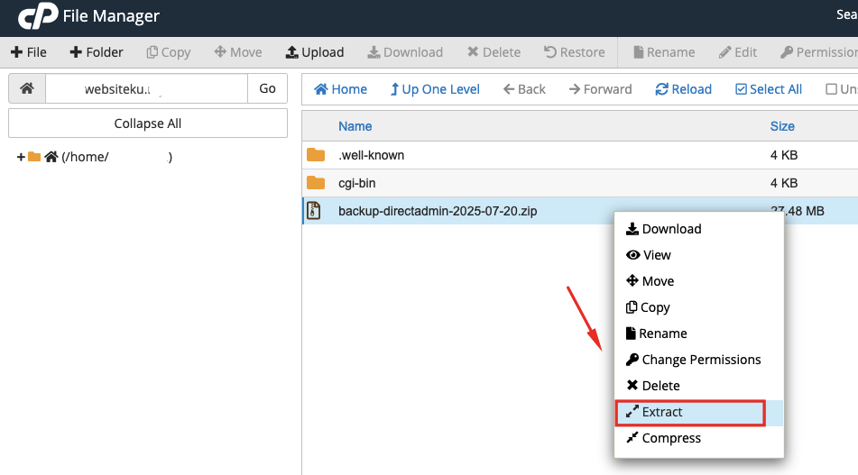 Migrasi Website dari DirectAdmin ke cPanel