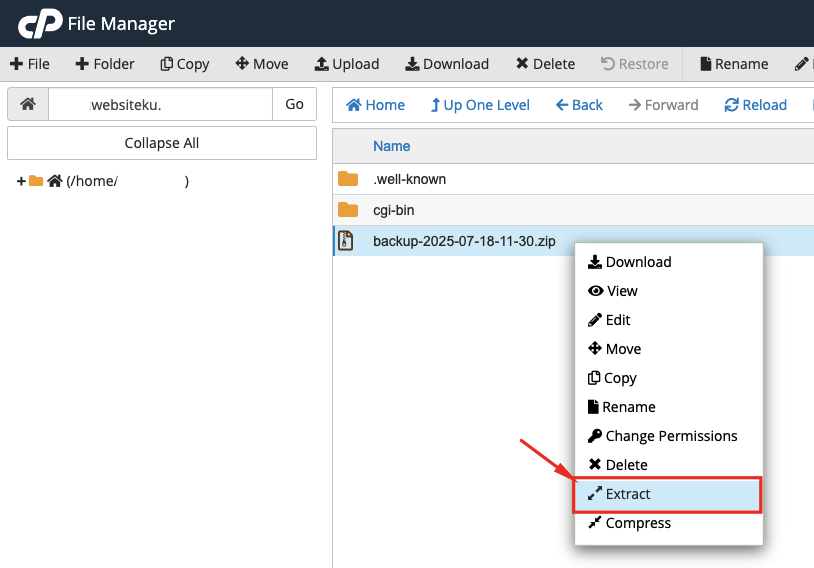 Migrasi Website dari hPanel ke cPanel