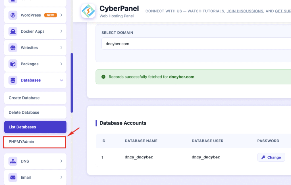 Migrasi Website dari CyberPanel ke cPanel