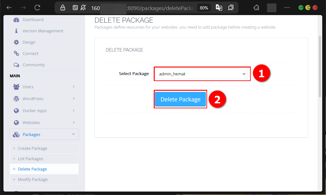 Cara Atur Packages di CyberPanel Untuk Kelola Paket Website