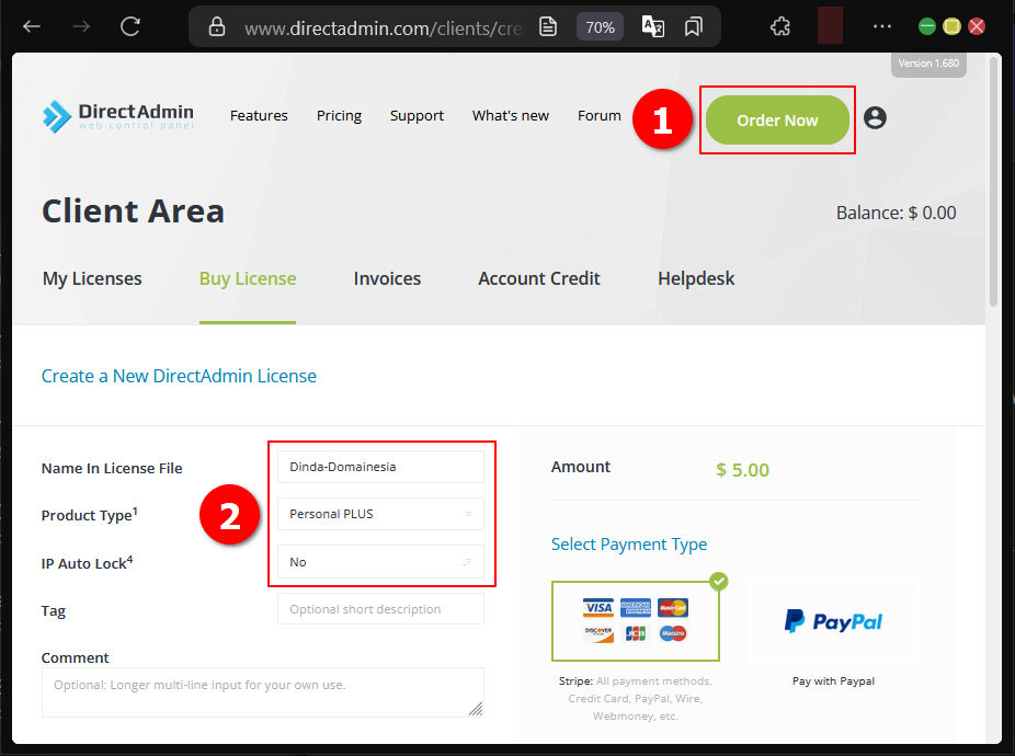 Cara Install DirectAdmin di VPS Ubuntu Untuk Kontrol Panel