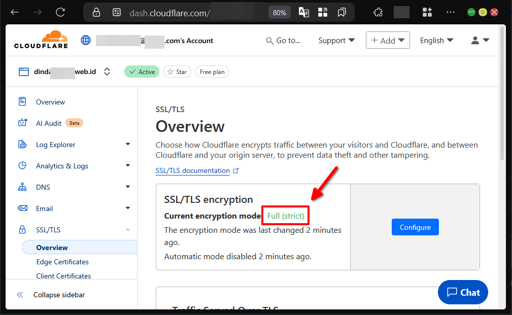 Cara Install SSL Cloudflare Origin CA di CyberPanel