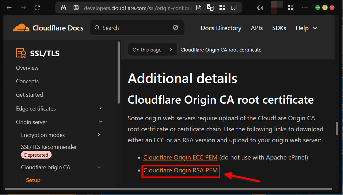 Cara Install SSL Cloudflare Origin CA di CyberPanel
