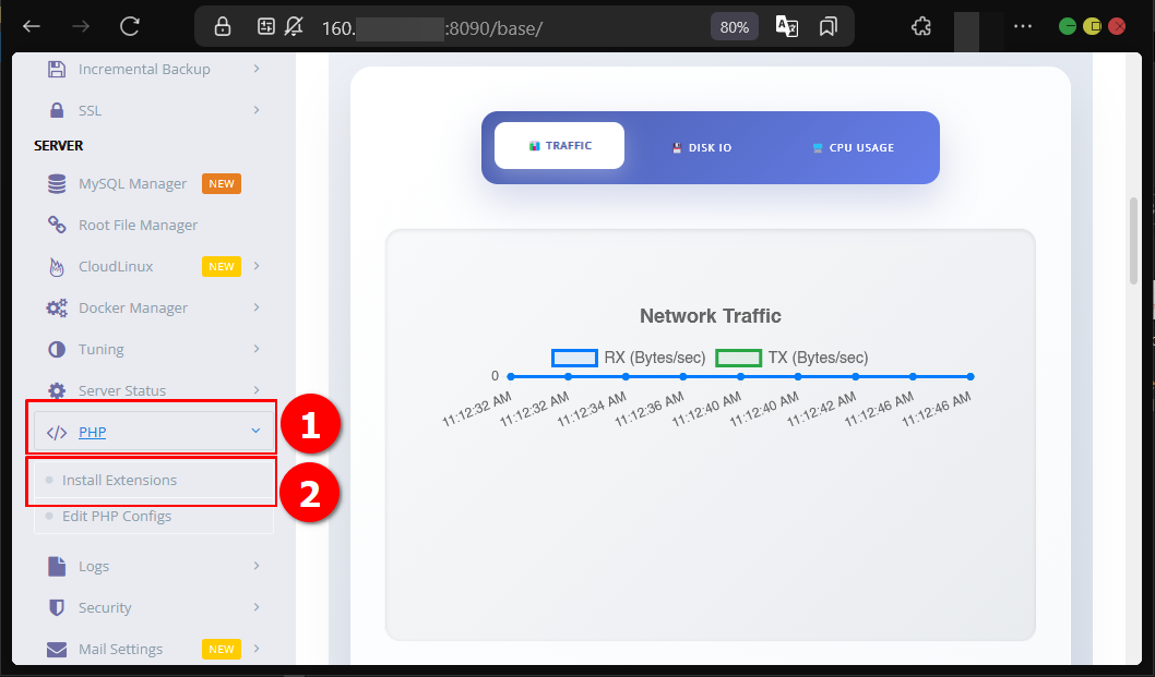 Cara Kelola PHP di CyberPanel Pada Pengaturan Dasar
