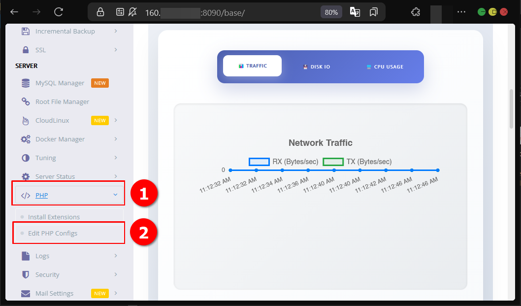 Cara Kelola PHP di CyberPanel Pada Pengaturan Dasar