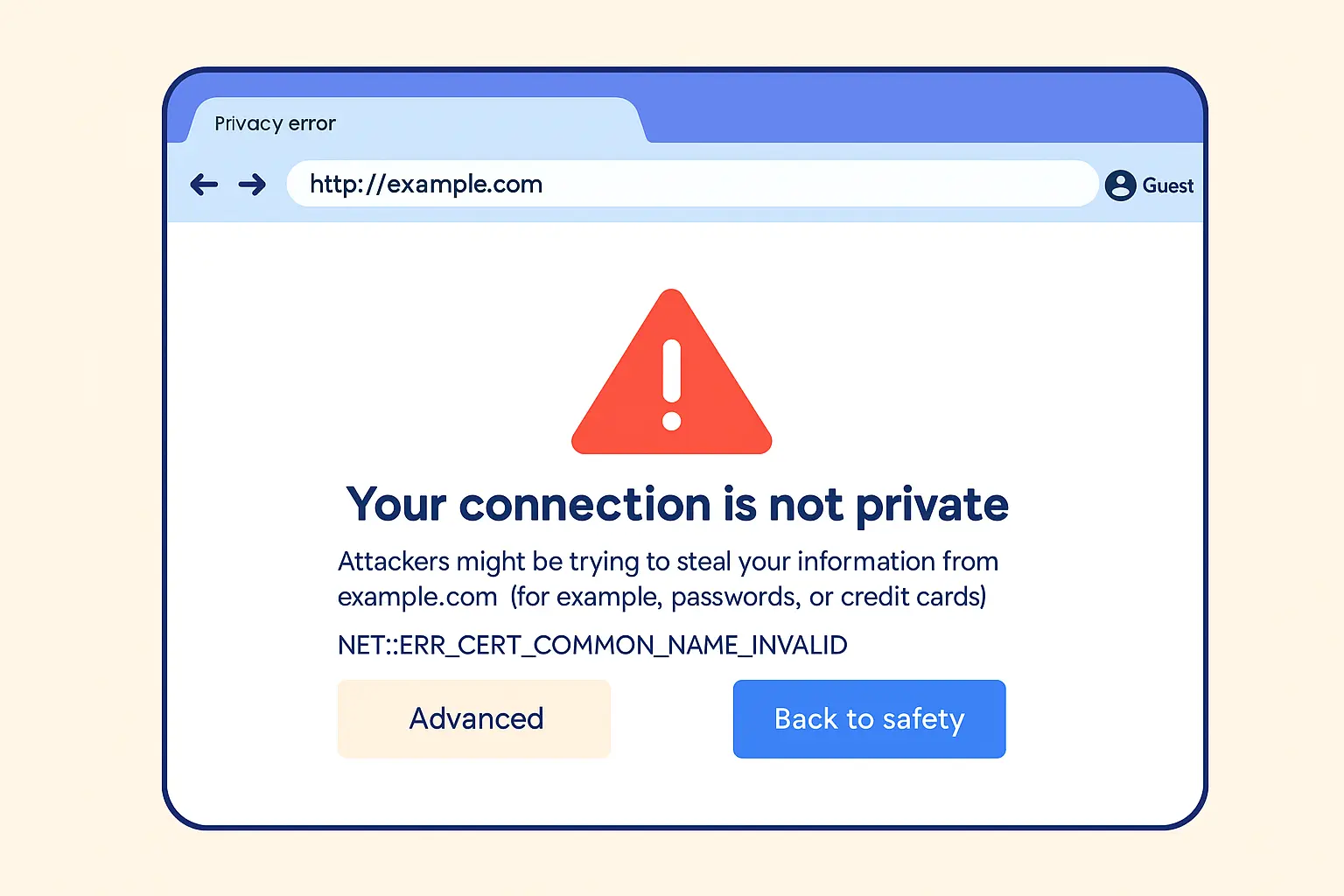ERR-CERT-COMMON-NAME-INVALID-1 ERR-CERT-COMMON-NAME-INVALID-1