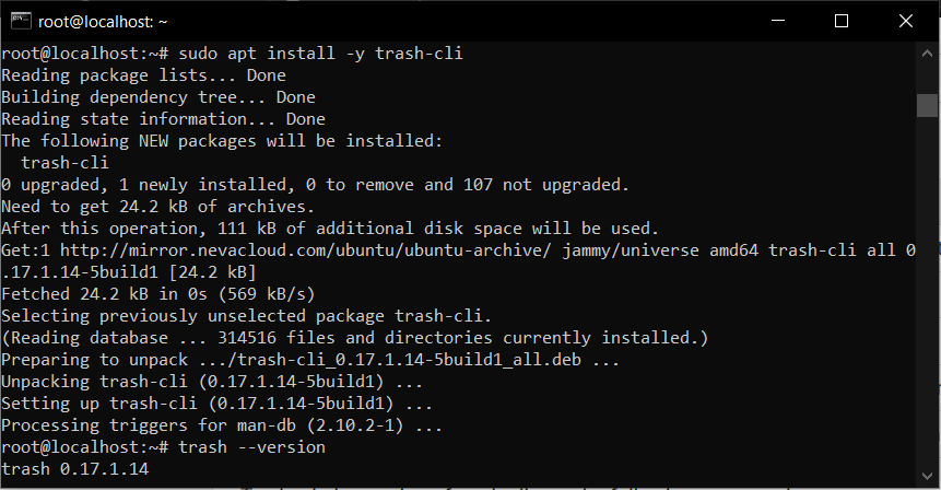 Cara Install Trash-CLI di VPS Linux Untuk Simpan Sampah