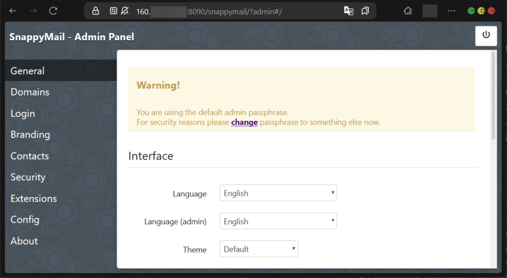Cara Mengakses Admin Mail Server di CyberPanel SnappyMail