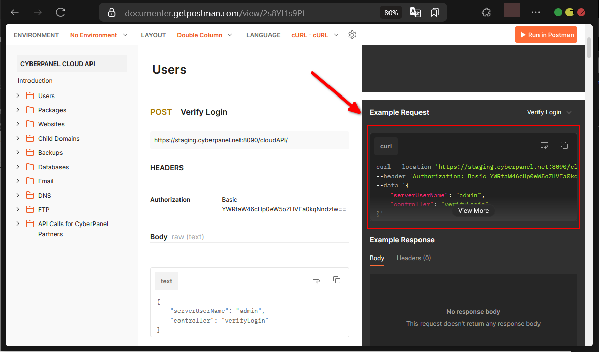 Cara Mengakses CyberPanel API Untuk Koneksi REST API