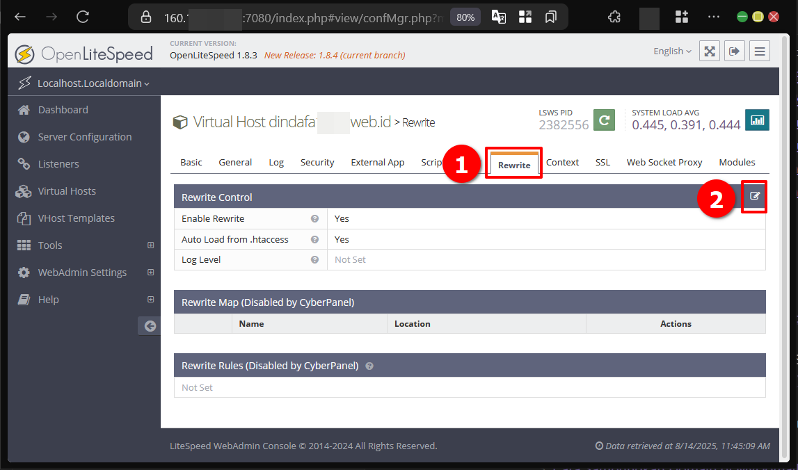 Panduan Membuat OpenLiteSpeed Rewrite Rules di CyberPanel