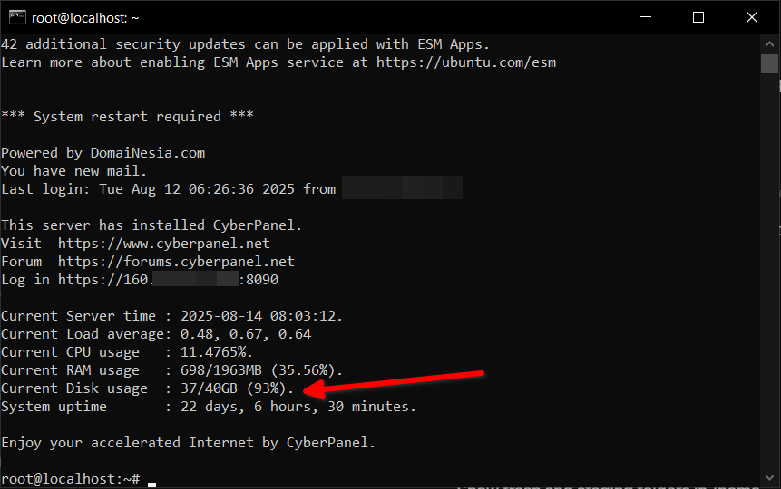 Cara Buat Skrip Logs Cleaner CyberPanel di VPS Ubuntu