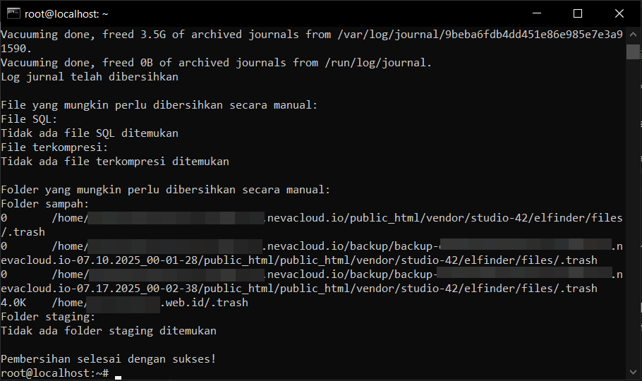 Cara Buat Skrip Logs Cleaner CyberPanel di VPS Ubuntu