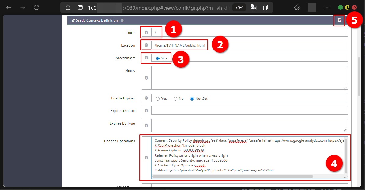 Cara Tingkatkan Keamanan Pada Security Headers CyberPanel