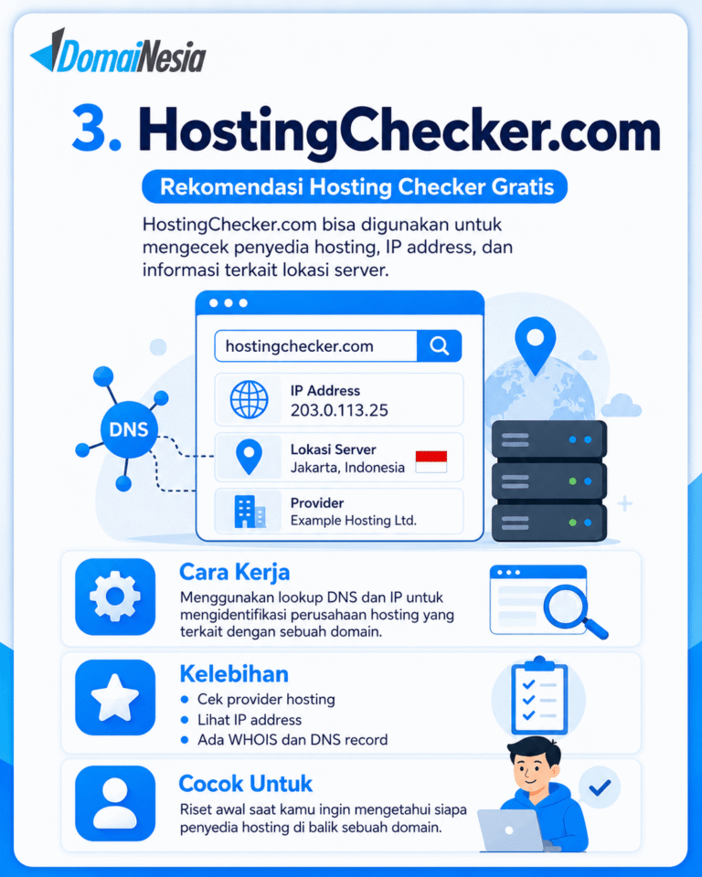 Hosting Checker: Cara Cek Hosting Website