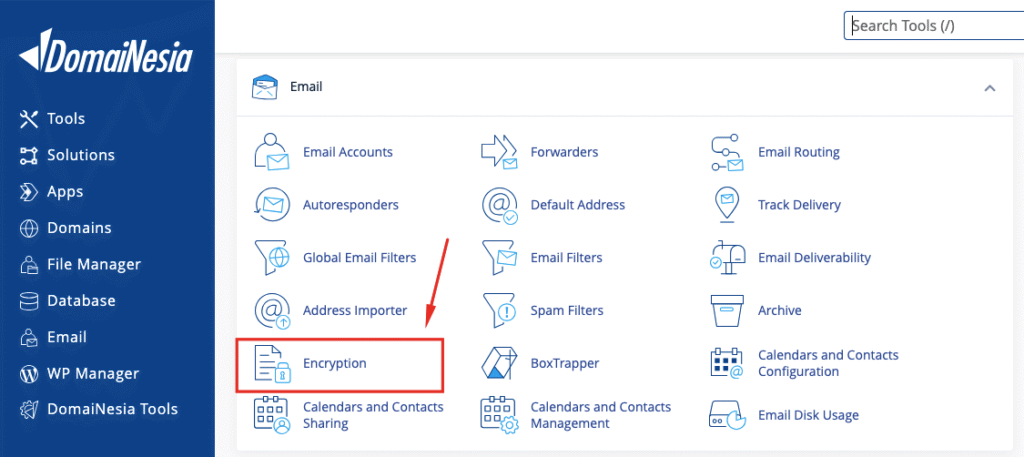 Fitur Encryption cPanel