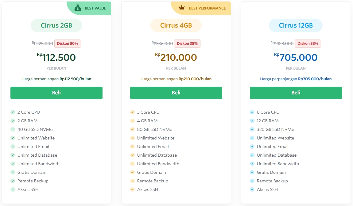 Cara Order Cloud Hosting di DomaiNesia 2