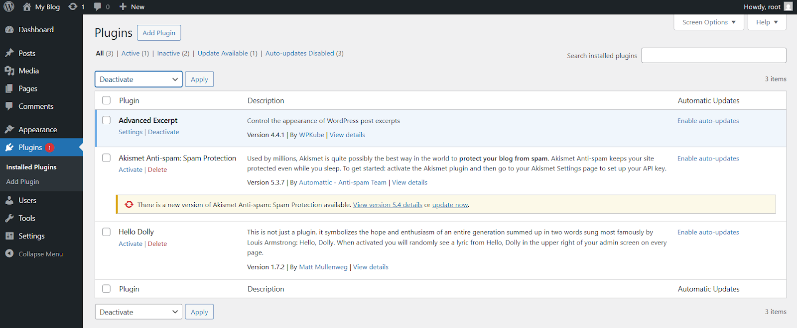 Auto Excerpt WordPress
