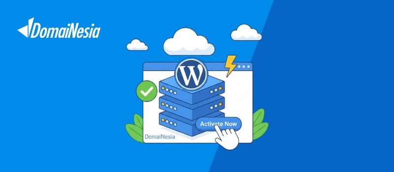 Order Layanan WordPress Hosting di DomaiNesia