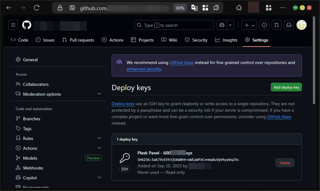 Cara Koneksikan File Pada Git Repository ke Plesk Panel