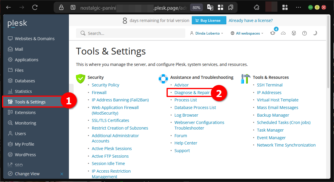Cara Mengatasi Eror Permissions Denied di Plesk Panel