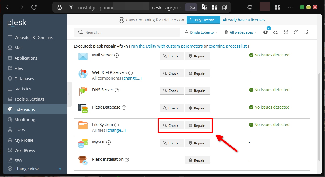 Cara Mengatasi Eror Permissions Denied di Plesk Panel