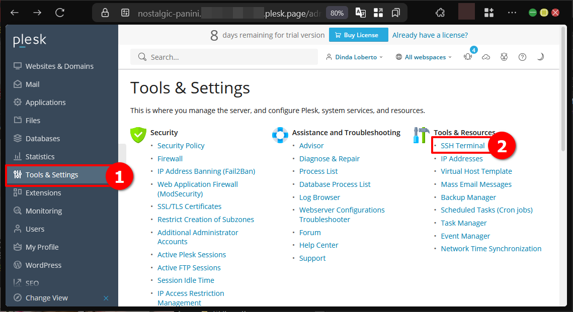 Cara Mengatasi Eror Permissions Denied di Plesk Panel
