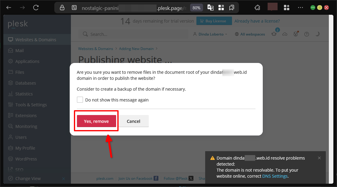 Cara Buat Web Tanpa Coding Dengan Sitejet di Plesk Panel