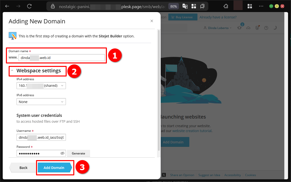 Cara Buat Web Tanpa Coding Dengan Sitejet di Plesk Panel