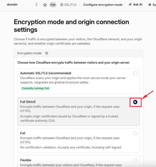 Cara Install SSL Cloudflare Origin CA di CyberPanel 20 Cloudflare Origin CA di Cyberpanel