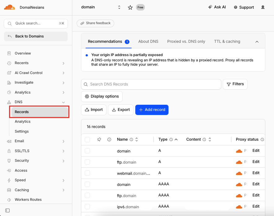 Cara Sinkronisi Cloudflare API ke CyberPanel di VPS 5 Cloudflare API ke CyberPanel