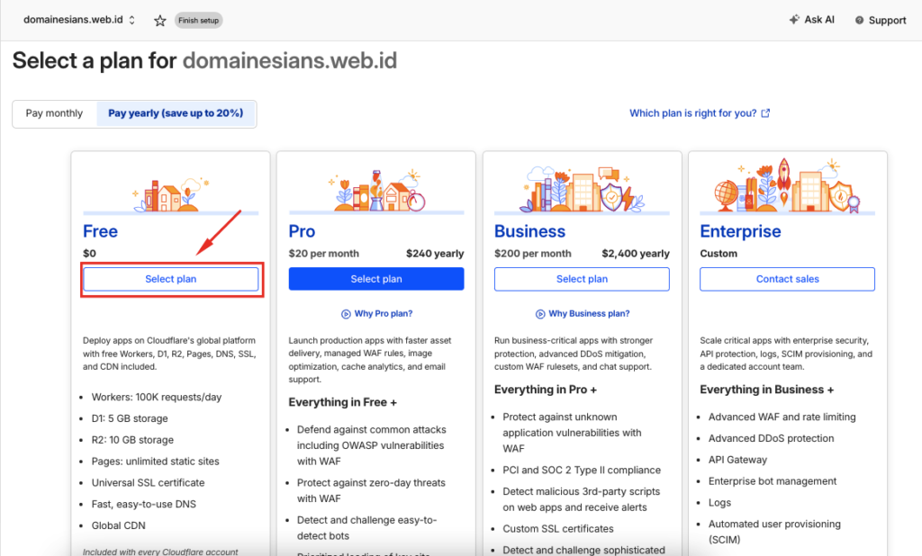 Cara Sambungkan Domain Ke Cloudflare DNS di MyDomaiNesia 8 Domain ke Cloudflare DNS