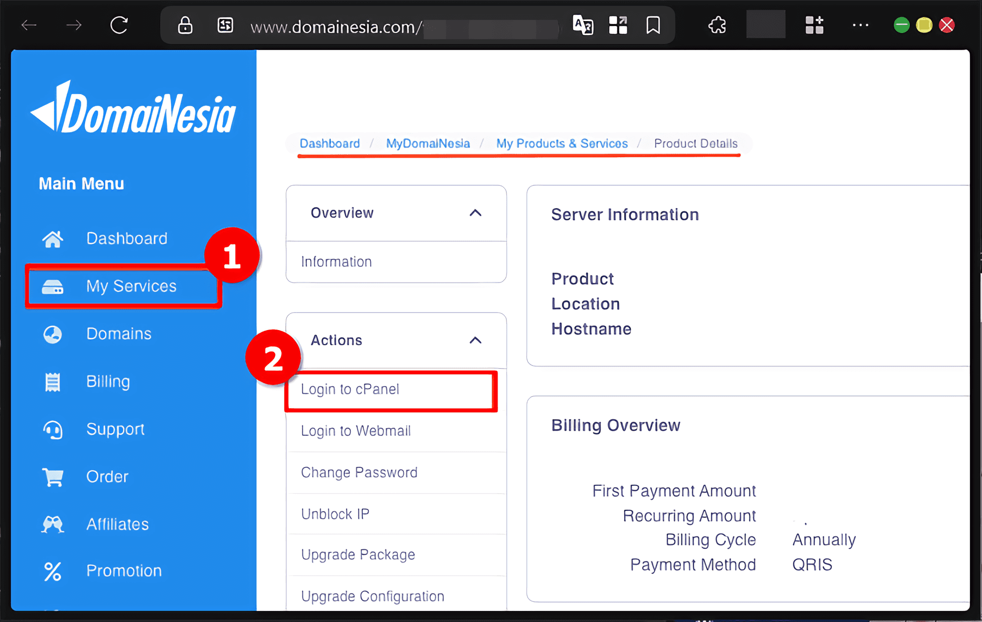 2 Cara Mengarahkan Domain Utama Ke Folder Lain di cPanel